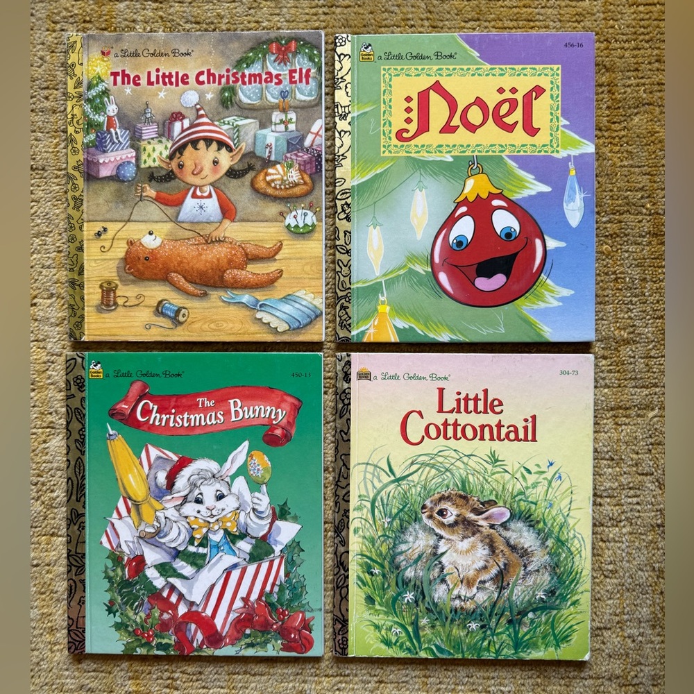 📚 Little Golden Book Christmas Collection - Set of 4